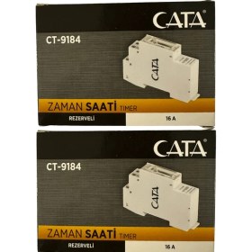 Resim Cata CT-9184 16 Amper Rezerveli Zaman Saati (2 Adet) 