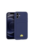 Resim artlab Art İphone 11 Kılıf Kelvin Kartvizitli Silikon - Lacivert Lab 