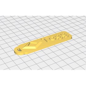 Resim Togg Anahtarlık Tekrenk Plastik 8cm 