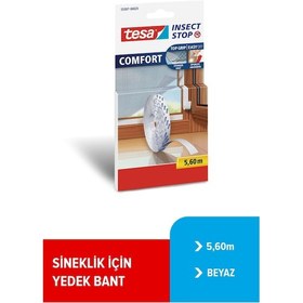 Resim Sineklik Yedek Rulo, Cırt Bantlı, Comfort, Pencere İçin, Kesilerek Ayarlanabilir, Beyaz, 5,60 M 