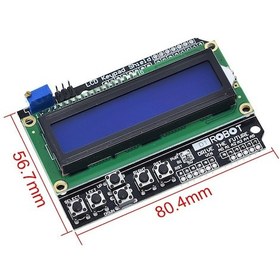 Resim Alkatronik-Arduino Lcd Keypad Shield 1602 - 16X2 Lcd Ekran Ve Tuş Takımı 