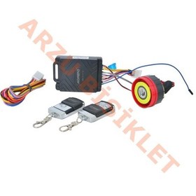 Resim Motosiklet Alarm Seti 5 Fonks. Anahtarsız Çalıştırma, Exıt Antı-T 