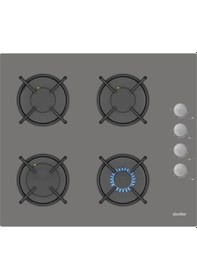 Resim Simfer 10 Fonksiyon Airfry Gri 2'li Ankastre Set (8217 Fırın + 3538 Ocak) 