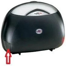 Resim Kappa K624d Çanta Alt Reflektörü Füme K40 