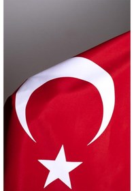 Resim Türk Bayrağı Raşel Kumaş Aplike Dikiş 100x150 cm 