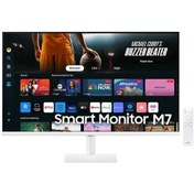 Resim LS32DM703UUXUF M7 M70D UHD 32" 4 MS 60 Hz 4K Smart Bluetooth-WiFi-USB-HDMI Led Monitör Samsung