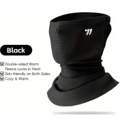 Resim Willowhaven West Bıkıng Siyah Dönüştürülebilir Kar Maskesi Rüzgeçirmez Nefes Alabilir Esnek Siyah 
