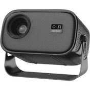 Resim EVEREST PJ04, 250 LED Lümen, 1280X720, 1xHDMI, 1xUSB, WiFi 6, Bluetooth, 30.000 Saat Led Ömrü, 1.5W Speaker, Android 13, 4K Destekli Projeksiyon Cihazı 