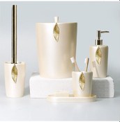 Resim Selim Leaf Banyo Seti Inci Altın Diğer 