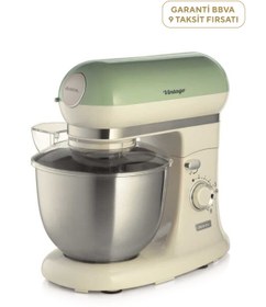 Resim ARİETE Vintage 1200 W Yeşil Mutfak Şefi 5.5 lt 