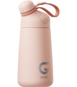Resim Moveevo 304 Çelik Isı Saklama Bardak, 400ml Pudra Rengi, Dışarıdaki Sıcak/soğuk İçeceklere Uygun, Taşınabilir Leak-proof Matara Siyah 