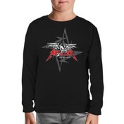 Resim Metallica - Seek and Destroy Logo Siyah Çocuk Sweatshirt 