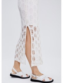 Resim Valmenti Justina Kadın Beyaz Hakiki Deri Duz Sandalet 926 2332-1 Bn Sndlt Y23 Beyaz 