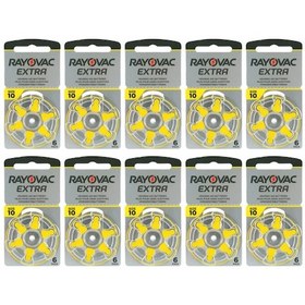Resim Rayovac Extra Advanced 10 Numara Blister İşitme Cihazı Pili 6 x 10'lu 
