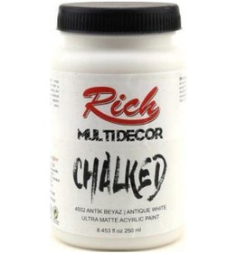 Resim Rich Multi Decor Chalked Akrilik Boya 250 Cc. 4502 Antik Beyaz 
