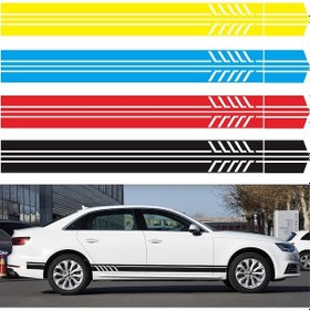 Resim Sones D-655 Universal Araç Modifiye Dekoratif Çıkartma Sarı 