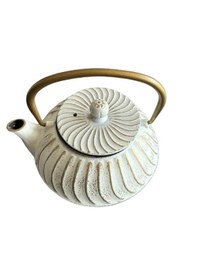 Resim Döküm Demlik 750 Ml Beyaz - Sarı 