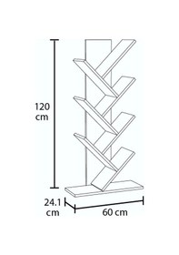 Resim Selvi Çapraz Kitaplık Safir 