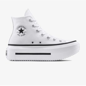 Resim Converse Chuck Taylor All Star Lift Double Stack Kadın Beyaz Sneaker A12976c Beyaz 