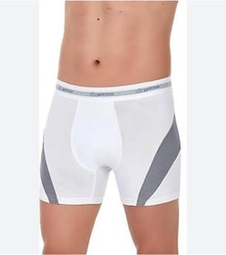 Resim Yıldız 115 Erkek Beyaz Comfort Modal Boxer Tekli 001 
