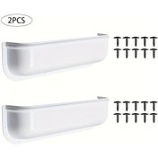 Resim Dashanshop 2 Takım Beyaz Ev Karavanı Kaput Depolama Kutusu Kapı Rafı Araç İçi Organizör Beyaz 