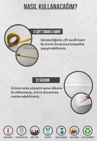 Resim Decorita Cam Avize Göbeği | Gökkuşağı 50cm X 50cm 