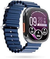 Resim Polosmart PBS139 2.01 İnç Dokunmatik Ekran Akıllı Saat Dahili Hoparlör ve Mikrofon Navy 