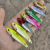 Resim Titreşimli Metal Yem - Sağlam Metal Yapı, Bionik 3D Gözler, Batan Jig ile Yüzme Dengeleyici - Tatlı ve Tuzlu Su Balıkçılığı için Uygun - Levrek, Alabalık, Turna, Musky için İdeal - Çok Renkli (Altın, Yeşil, Pembe, Mavi, Kırmızı, Metalik) - 3g/5g/7g/10g/14g/17g/20g Ağırlıklarda Mevcut - Profesyonel ve Yeni Başlayanlar İçin Uygundur, Balıkçı Temelleri, Gerçekçi Balık Yemi, Yüksek Kaliteli Yapım 