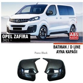 Resim Opel Zafira Batman Yarasa Ayna Kapağı Piano Black 2021+ 
