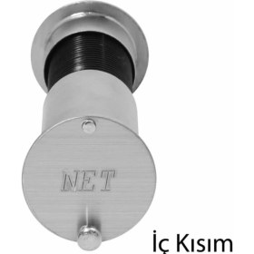 Resim Nobel Kapaklı Kapı Dürbünü Çelik Kapı 60-90 mm Ayarlanabilir Dürbün 