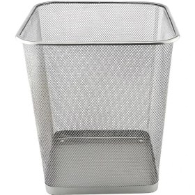 Resim Soho Ofis Tipi Fileli Çöp Kovası Kare Gri 