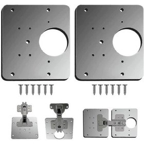 Resim Menteşe Tamir Plakası, Dolap Menteşe Tamir Braketleri, Mutfak Dolabı Kapı Menteşe Tamir Plakası Takımı. 