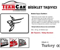 Resim Bisiklet Taşıyıcı Bagajı 2 Bisiklet Kapasiteli 
