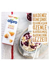 Resim Alpro Şekersiz Badem Sütü 4 x 1 L 