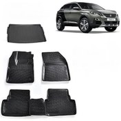 Resim Rizline Peugeot 3008 3D Paspas Ve Bagaj Havuzu 2016-2022 Arası 3D Paspas Ve Alt Bagaj Havuzu 