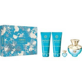 Resim Versace Dylan Turquoise Edt 100 ml + Body Lotion 100 ml + Shower Gel 100ML + Edt 5ml 