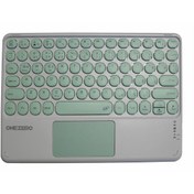 Resim OneZero No:102 Turkuaz Bluetooth Touch Pad Li Klavye Slim 