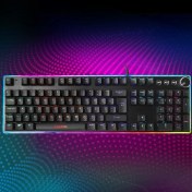 Resim Dark Elite Force GK2000 Blue Switch RGB Aydınlatmalı Mekanik Oyuncu Klavyesi (DK-AC-GK2000) 