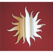 Resim M3 Decorium Güneş Dekoratif Ayna Gümüş 