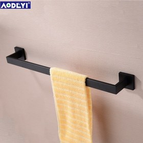 Resim Banyo Donanım Seti Siyah Banyo Robe Kanca Havlu Ray Raf Bar Raf Tuvalet Kağıdı Tutucu Diş Fırçası Tutucu Banyo Aksesuarları | Banyo Donanım Seti | Banyo Donanım Banyo Aksesuarları 