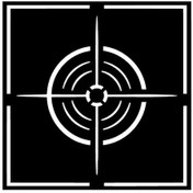 Resim Geometrik Hedef Sticker Oto Motor Laptop Duvar Folyo Sticker 25 X 25 Cm 