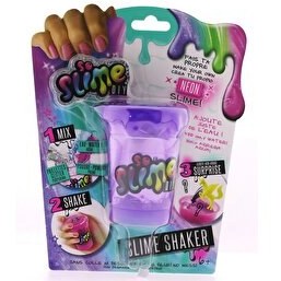 Resim Neon Mor Slime Shaker Rainbow Tekli Paket 
