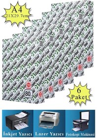 Resim Copierbond Fotokopi Kağıdı A4 80 Gr 500 Lü 6 Paket 