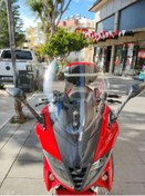 Resim Motocam Gilera Nexus 500 Siperlik Ön Cam 2004 2008 Model 58cm Şeffaf Renkli 4mm 