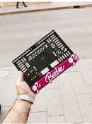 Resim Motor Plakalık Barbie Takmatik Pleksi 3d Kabartma Kişiye Özel Lazer Kesim 
