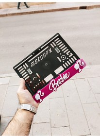 Resim Motor Plakalık Barbie Takmatik Pleksi 3d Kabartma Kişiye Özel Lazer Kesim 