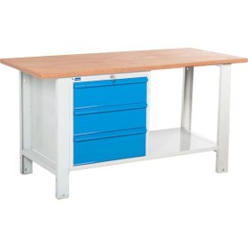 Resim Star Çelik Atölye Çalışma Tezgahı (1600X720X830-930 Mm) 