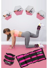 Resim 2,5 Kg Fuşya Deluxe Comfort El Ayak Ağırlığı Fuşya 