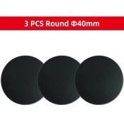 Resim GongtuShop 3 Adet Yuvarlak 40MM Tarzı Ack Metal Plaka Disk Mıknatıs Araç Telefon Tutacağı Demir Sac Etiket Mıknatıs Cep Telefonu Tutucu Araç Standı Montajı (Yurt Dışından) 