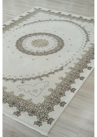 Resim Pera Vizon Kadifemsi Yüzey Polyester Halı 27388 Vizon 